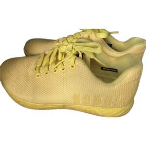 NoBull Just the Horns Athletic Yellow on Yellow Sole trainers Sneakers M6.5/W8